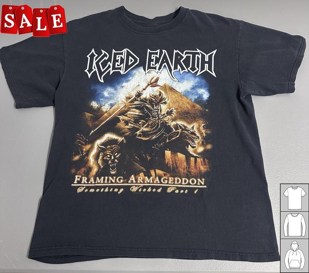 New Iced Earth Framing An Armageddon Gift For Fans Men All Size T-Shirt JM292 Unisex T-Shirt