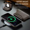 MAGKING K3 Series For iPhone 16 Pro Case Compatible with MagSafe Wallet PC+TPU+PU Phone Cover