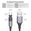 ROCK Поворотный на 180 градусов кабель для быстрой зарядки, кабель Micro USB Type C, провод для мобильного телефона Type-C для iPhone IOS
