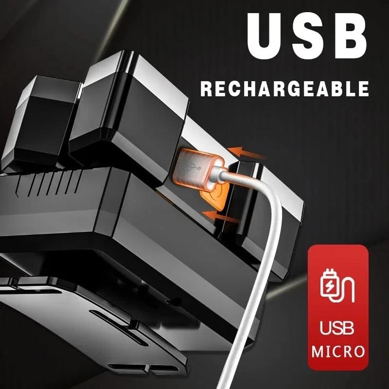 5 LED Ultra bright USB Rechargeable Led Headlamp Outdoors Camping Fishing Head Flashlight Long Range Hunting Hiking Lanterns