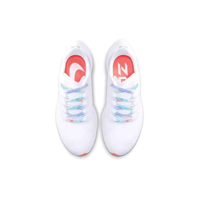 Nike Air Zoom Pegasus 37 Tie-Dye Женские кроссовки Белые Ярко-Манго Многоцветные DD9667-100