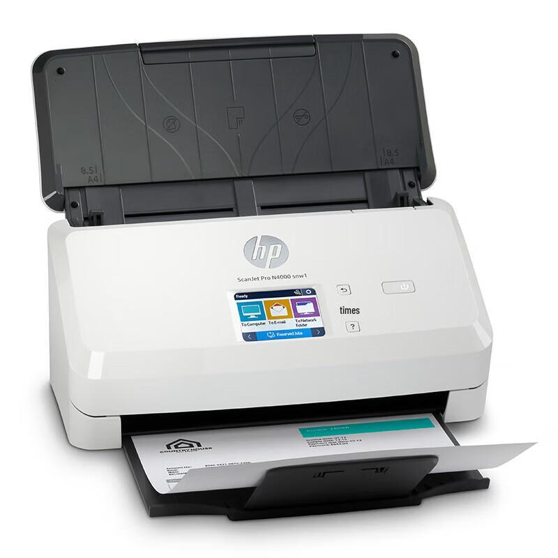 HP ScanJet Pro N4000 snw1 A4 Document Scanner