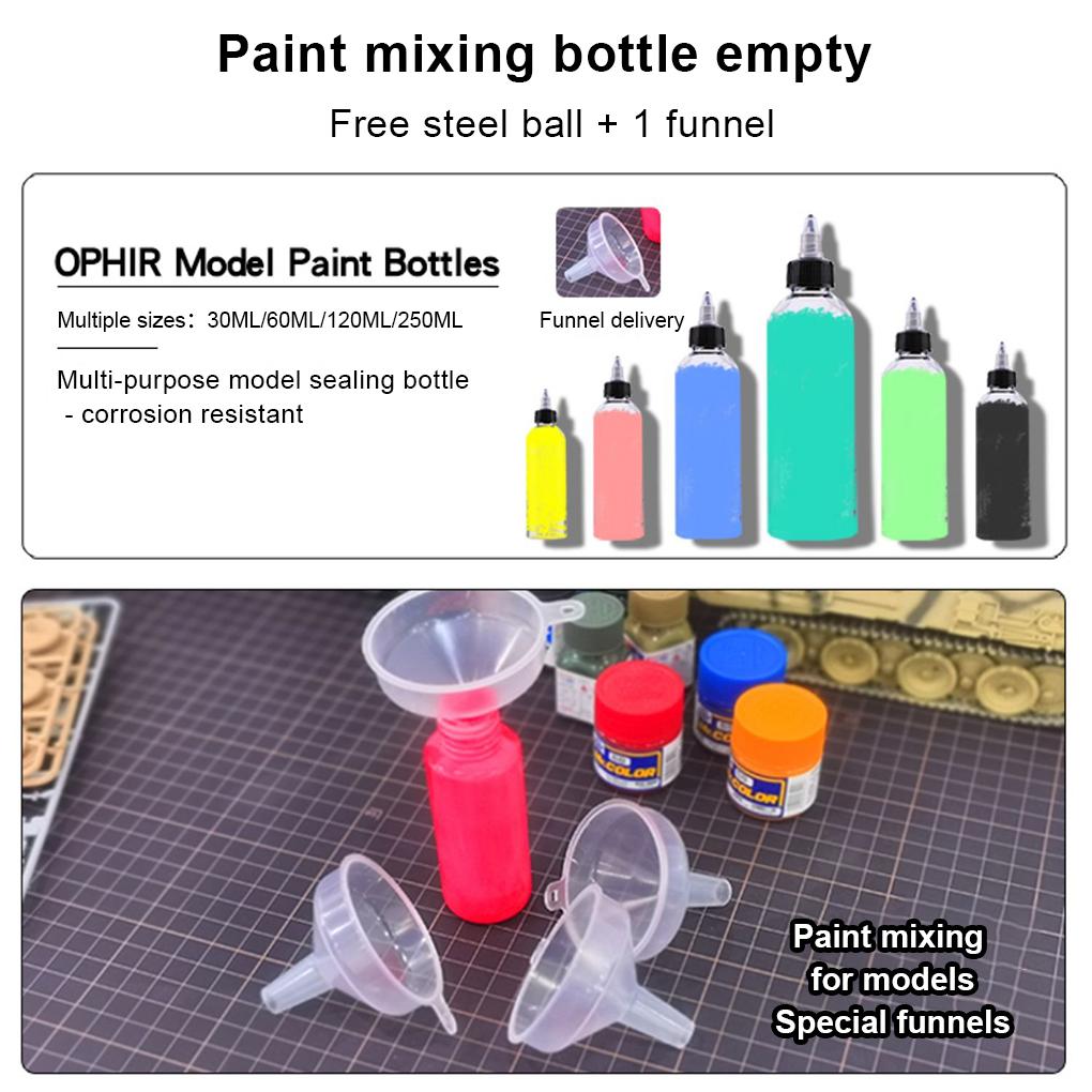 10 шт. Жидкие бутылки с откручивающимися крышками, пустой прозрачный держатель для хранения, многоразовый контейнер для покраски, клей