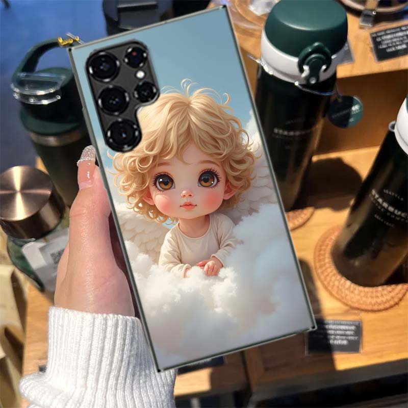 Beautiful AngelClmj Beautiful Angel Cases Phone Case for Samsung Galaxy S26 Ultra S25 Edge S24 S23 FE S21 Plus S20 S22 S10 Cover