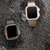 Чехол+Ремешок для Apple Watch Band 10 42 46мм Ultra 2 49мм 9 8 7 6 SE 5 Стальной Металлический Защитный Корпус Улучшение для Iwatch 45мм 44мм