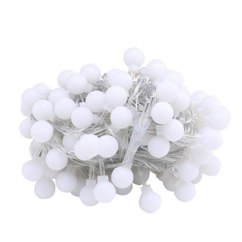 Светодиодные гирлянды-глобусы, теплый белый свет, соединяемые, декоративные гирлянды для улицы, дома, кемпинга