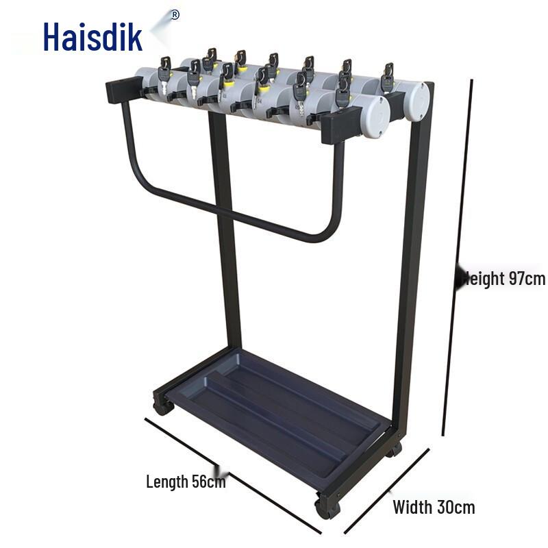 Haishidike HK-7012 12-Slot Locked Umbrella Stand