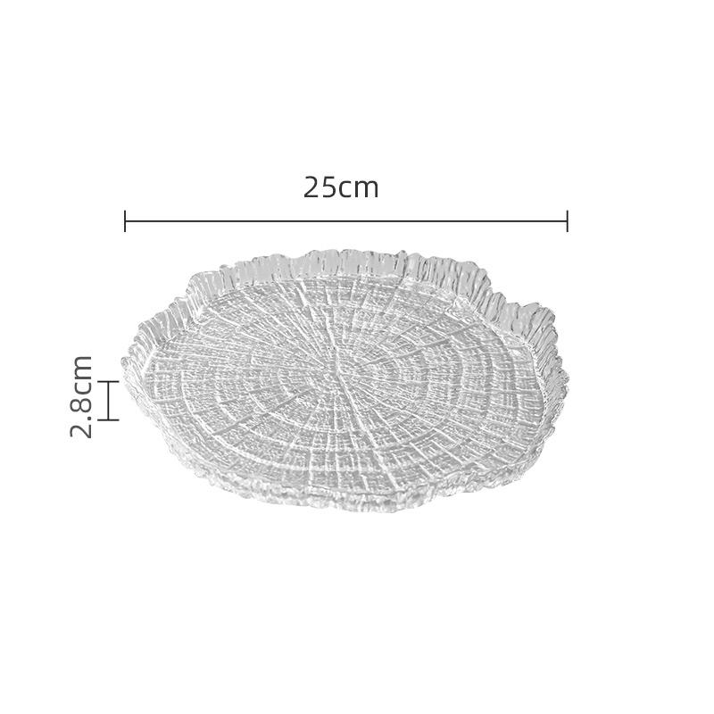 Прозрачное стекло Паста Стейк Суши Тарелка Кулинарные блюда Ресторан Нестандартная форма Посуда Закуски Десерт Сковорода Креативные обеденные тарелки