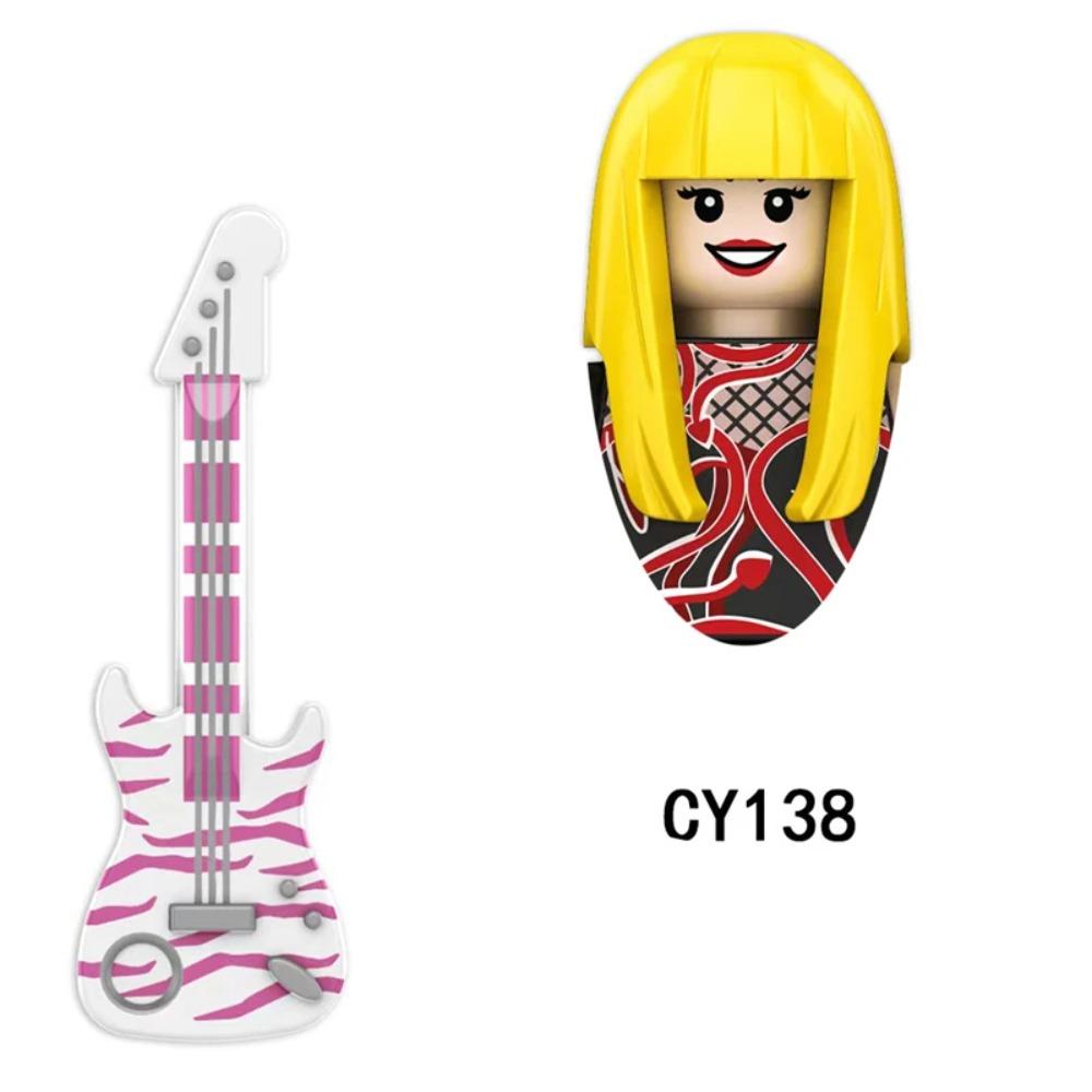 LG1015 Конструктор для девочек Знаменитые сборные кубики Принцесса Мини-куклы Фигурки Экшн Детские Милые Каваий Игрушки для Рождественских подарков