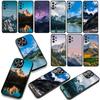 Phone Cover for Samsung Galaxy A55 A54 A25 A36 A17 A26 A35 A33 A34 A14 A37 S8 S9 S20 S21 FE S10 Plus Case Mountain Forest Casing