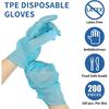 Disposable Latex Free Gloves Made of TPE Plastic Elastomer -100 Pieces Per Box