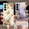 Bumper Soft Transparent TPU Phone Case For OPPO Realme C85 Pro 4G Casing Trendy Rose Rosy Cloud Painted Shockproof Cover