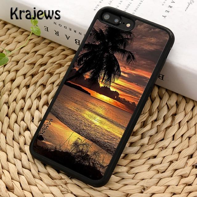 Krajews Летний Пляж Солнце Серфинг Чехол для Телефона Обложка Для iPhone 14 6s 7 8 plus X XR XS 11 12 13 pro max Samsung Galaxy S21 S22ultra
