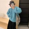 Wear Thin Cover Meat Advanced Sense of Knitted Sweater Fall and Winter Women's Fashion Loose Lazy Wind Tops