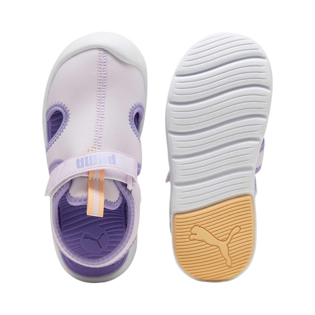 Puma Удобные Прочные Повседневные Простые Сандалии Детская Обувь Фиолетовый 400584-04