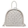 Rivet Backpack Women's 2025 New Fashion Personality Punk Style Lightweight Soft Leather Women's Backpack Casual Travel Bag