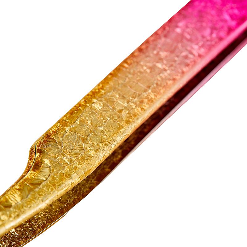 Пинцеты для наращивания ресниц Градиентный цвет Нержавеющая сталь Пинцеты для ресниц Высокоточные Антистатические пинцеты Инструмент для наращивания ресниц