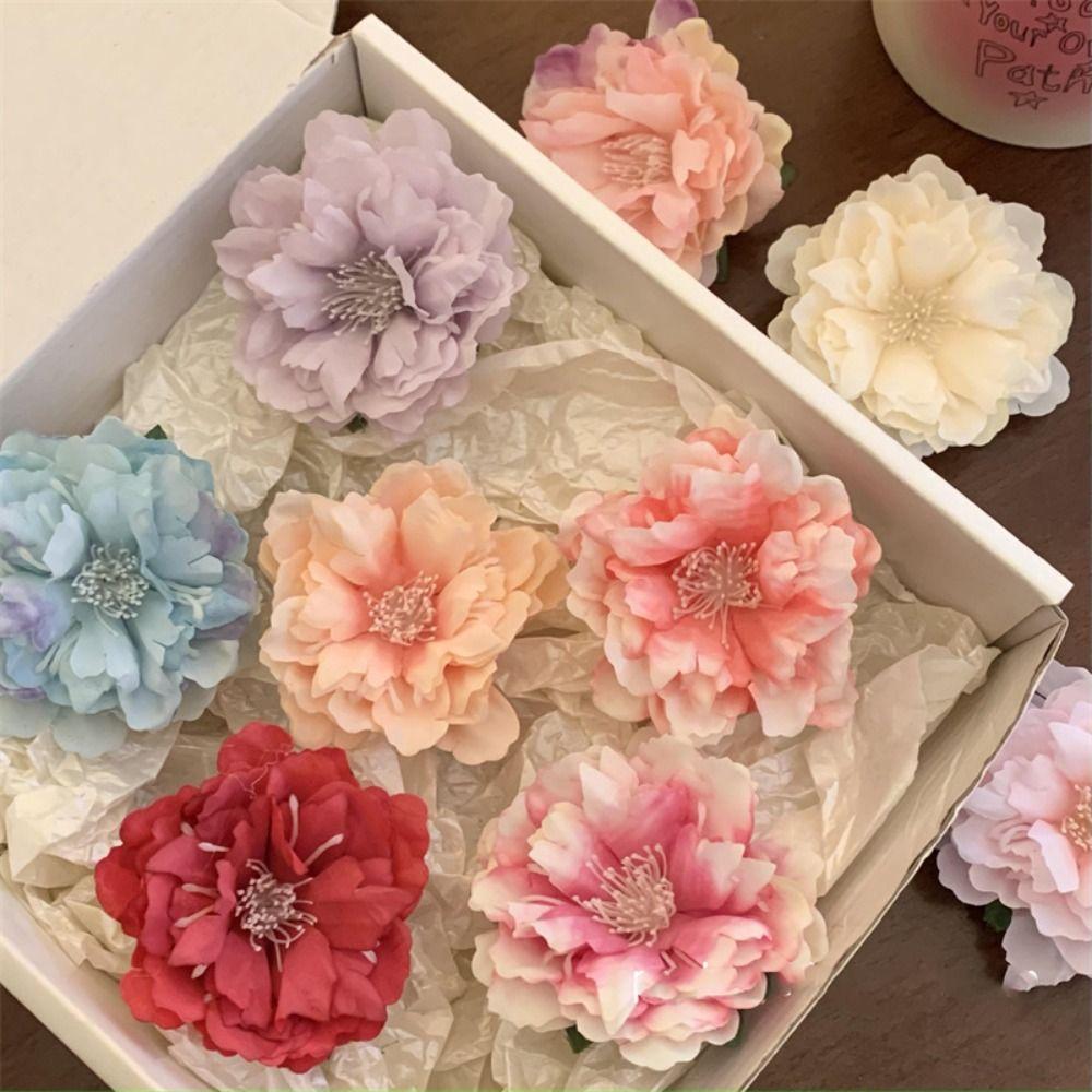 Korean Style Flower Hair Clip Bohemian Style Girl Hair Clip Simple Rose Hairpin Girl