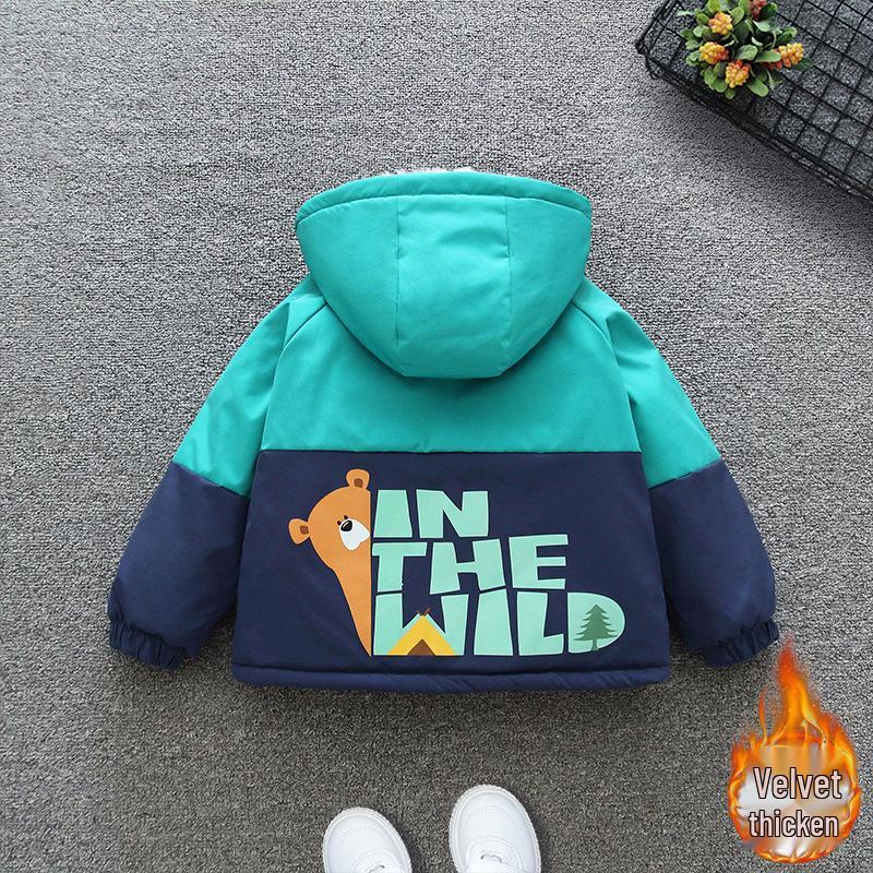 Детская зимняя парка 2025 года на флисовой подкладке: Детская теплая куртка с толстой хлопковой подкладкой