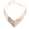 Shaped Creativity V Metal Women Collar Necklace With Fashion Design Geometric