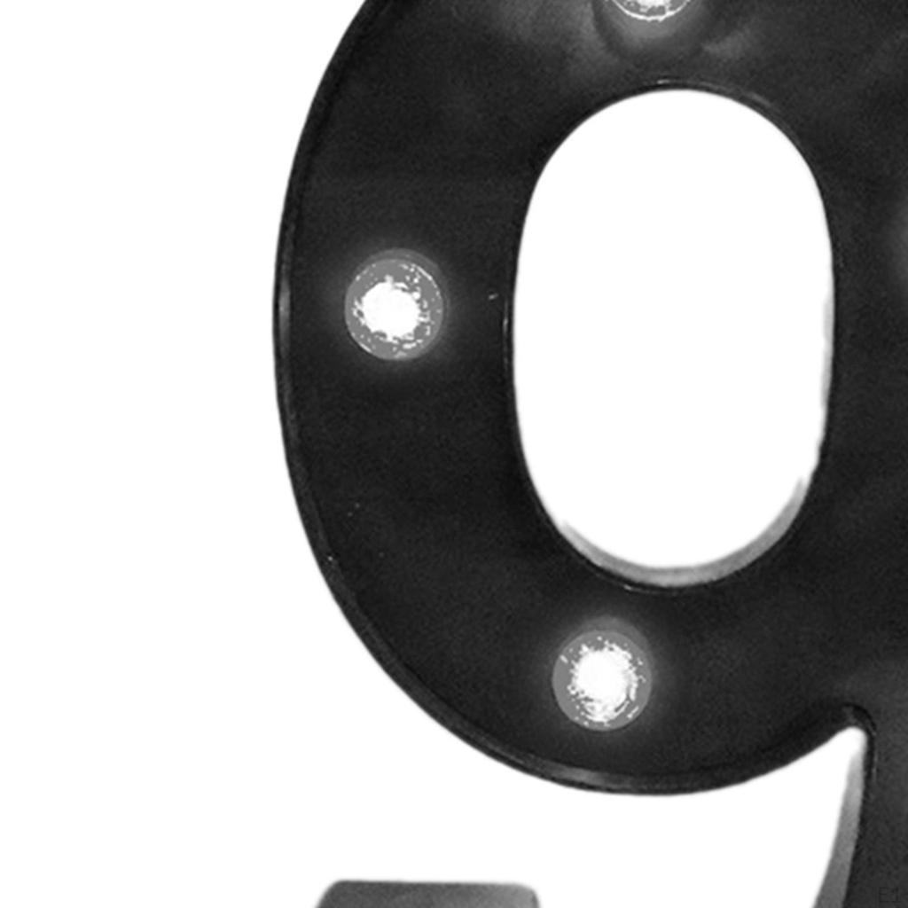 Светодиодная подсветка с цифрой 9, ночник, вывеска, шатер для юбилея кафе