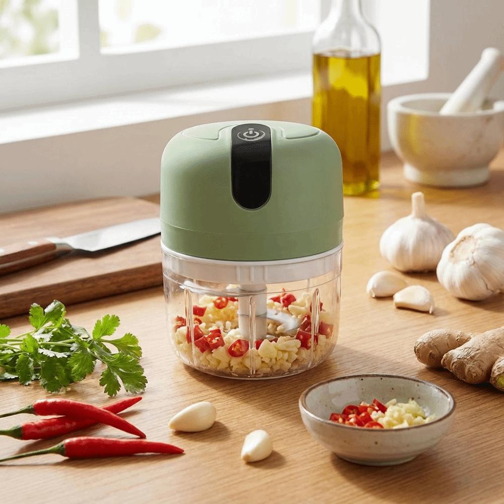 Multi-functional Garlic Masher Portable Electric Grinder Kitchen Tools Vegetable Chopper  Baby Food