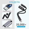Кабель-адаптер USB C - AUX Type C 3,5 мм Aux для наушников, конвертер DAC Chip PD, зарядный аудиокабель для iPhone Xiaomi Samsung Huawei