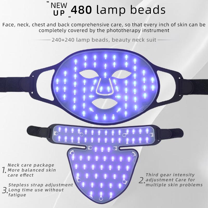 Уход за кожей 4 цвета светодиодная маска для лица против морщин омоложение кожи фотонная терапия косметические устройства отбеливание
