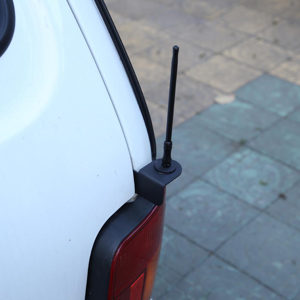 Для LADA NIVA 4X4 09-19 Стайлинг автомобиля, черная петля задней двери из нержавеющей стали, флагшток, монтажный кронштейн антенны, автомобиль