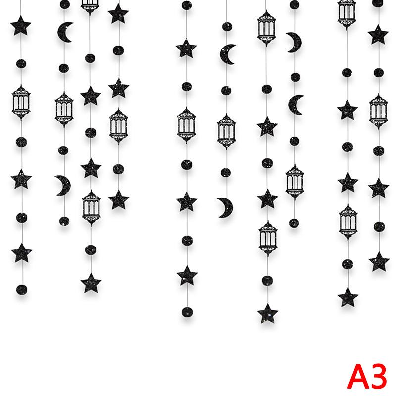 Сделай сам Домашний декор Ид Мубарак Баннеры Украшения Рамадан Карим Подвесная гирлянда Ислам Мусульманская Подвесная лента Вымпел