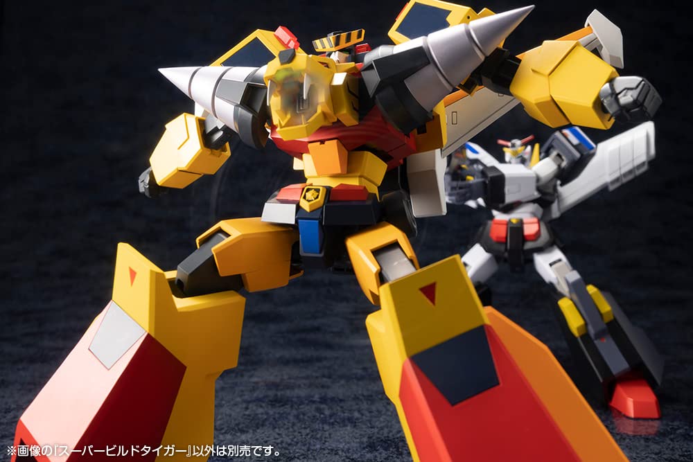 KOTOBUKIYA Brave Police Super Build Tiger Height Approximately 185mm Plastic Model J-Decker Non-Scale