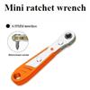 Metal Ratchet Screwdriver 36-Tooth Portable Ratchet Wrench User Friendly Hand Tools High-Strength Ratchet Screwdriver For