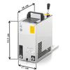 Système de tirage bière PYGMY 25/K avec pompe à membrane et refroidisseur sec monoligne en acier inoxydable 35 L/h Green Line
