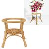 Plant Stand Flower Pot Rack Rattan Minimalist Stable 9.4in Diameter Planter Holder for Indoor