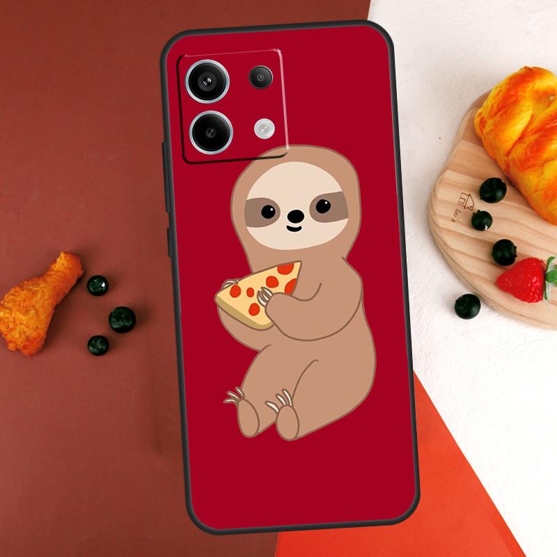 Cute Sloth Animal Case For Xiaomi Redmi Note 14 9 10 11 12 13 Pro 9S 10S 11S 12S Redmi 13C 10C 12C 14C Coque