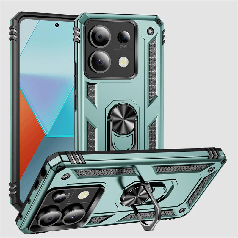 Применимо к чехлу для мобильного телефона Xiaomi Redmi note13Pro military armor, чехлу-подставке для note12, защитному чехлу для note11