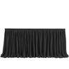 Party Solid Color Table Skirt Birthday Pleated Dessert Tablecloth Cover Wedding Festive Table Skirt Home Ruffle Edge Table Skirt