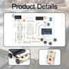 Wooden Solar Power Remote Control Car Model Kit, Educational 3D Building Puzzles, Science Experiment