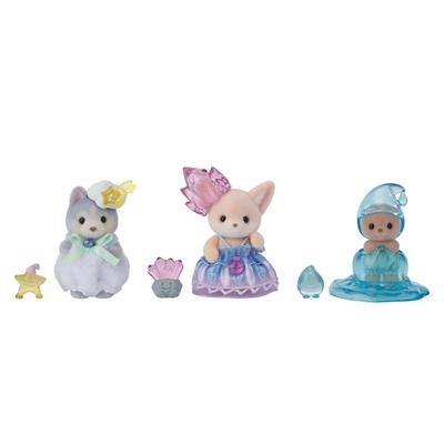 Кукла Sylvanian Families Лесной Таинственный Малыш СТ Марк Возраст 3 и Игрушка Sylvanian Epoch [Набор Феи] F-44 Сертифицировано, Вверх, Кукольный домик, Семьи,