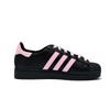 Adidas Originals Superstar 2 Cushioning Abrasion Resistant Lightweight Low top Skateboard Shoes Unisex Black Pink JI0079(Team924-)