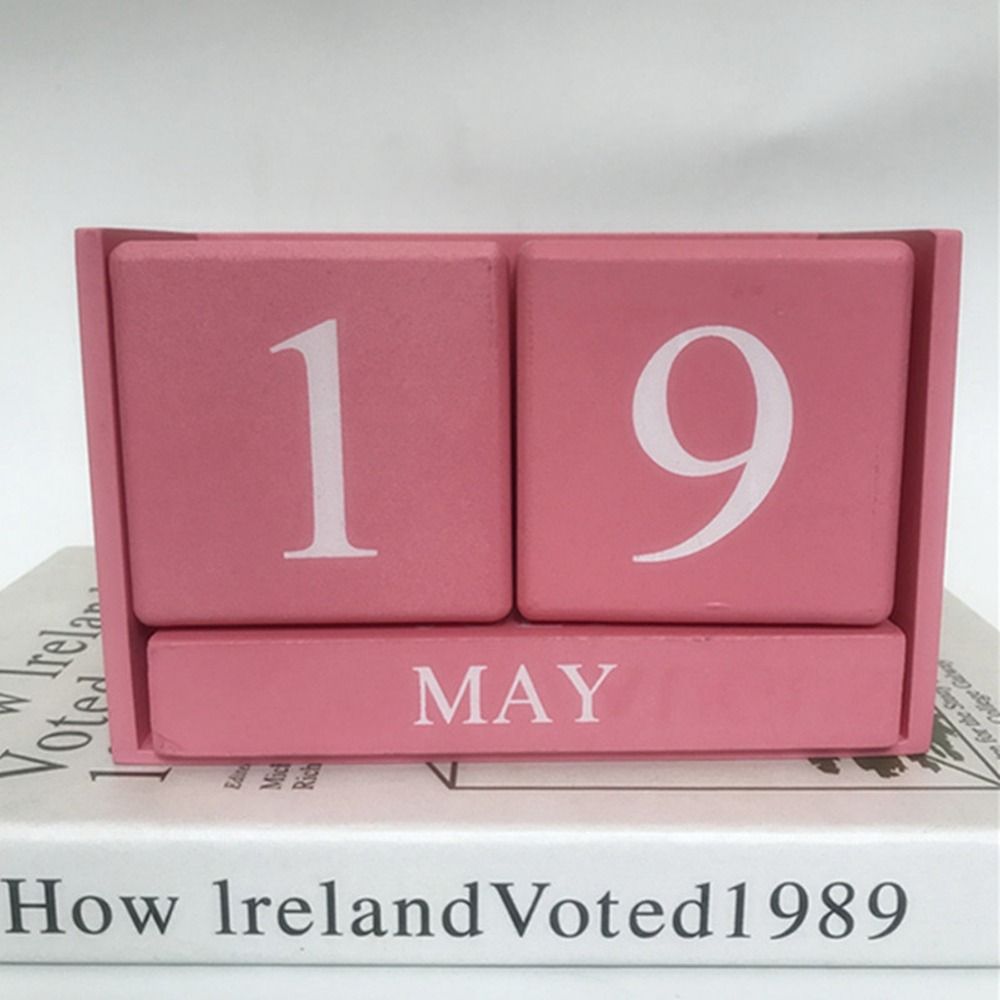 МДФ деревянный вечный календарь вечные блоки кубический календарь простые строительные блоки календарь офис