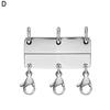 Multi Necklace Layering Clasp Magnetic Women Golden Silver Color Necklace Separator Multiple