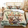 Easter Duvet Cover Set KingQueen Size Colorful Easter Eggs Nest Bunnies Theme Bedding Set Kids Boys Girls Polyester Quilt Cover