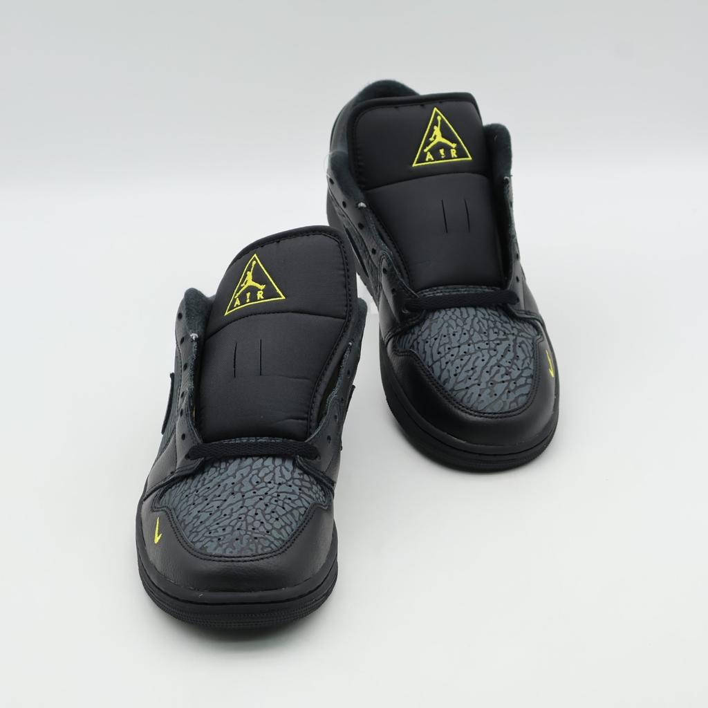 IM6568-010 Nike Air Jordan 1 Low SE Черный Антрацит Тур Желтый (Менас)