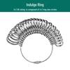 Adjustable Metal Finger Ring Sizer for Accurate Measurement