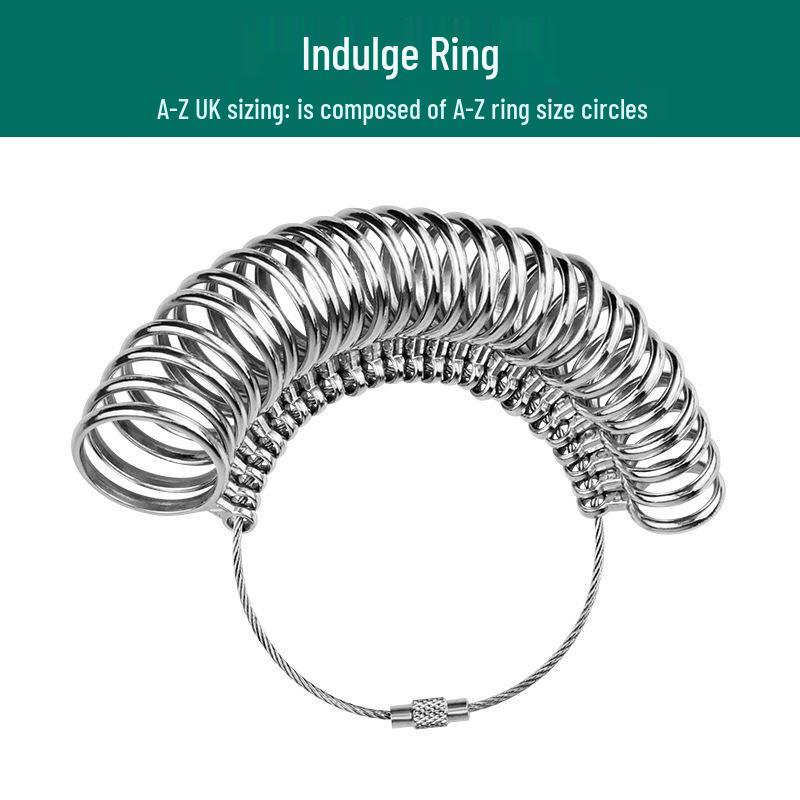 Adjustable Metal Finger Ring Sizer for Accurate Measurement
