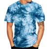Красочная футболка с 3D принтом Tie Dye, мужская и женская модная уличная одежда, футболки с короткими рукавами, большие детские футболки в стиле Харадзюку, топы, одежда