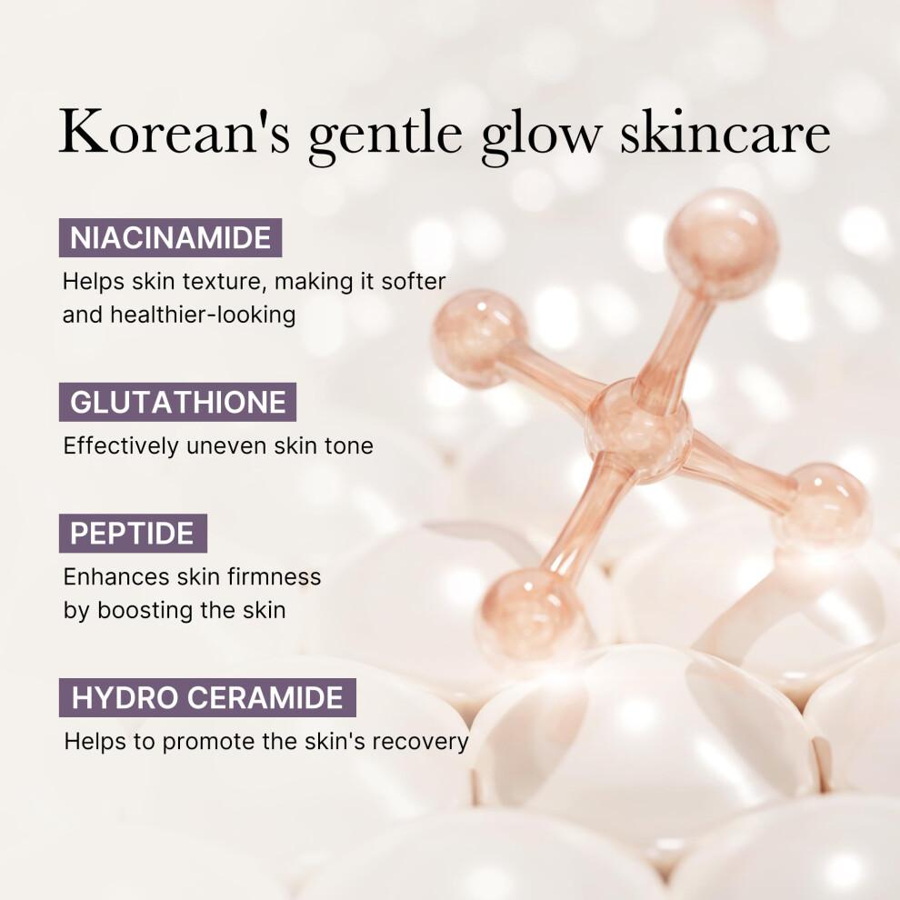 Medicube AGE-R Glutathione Glow Capsule Facial Cream - Instant Lifting Moisturizer - Collagen Peptide For Hydrating Glow - Improve Blemishes Une