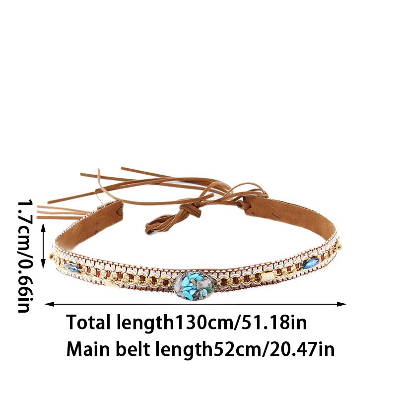 Men Women Hat Belts Braid Hat Bands Adjustable Cowboy Hat Accessories Classic Cowboy Hat Bands