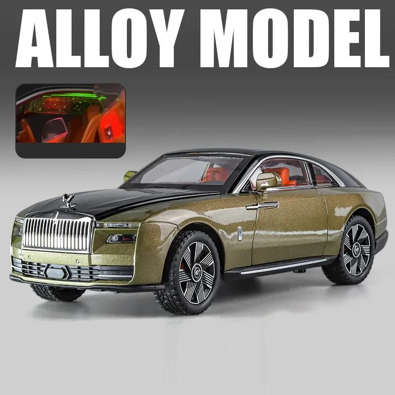 1:Масштаб 1:24 Модель автомобиля Призрачный Спектр Игрушка Сплав Литье под давлением Звук Свет Двери Открываются Амортизация Модели Автомобилей Детские Подарки